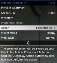 Interaction Menu in GTA: Online